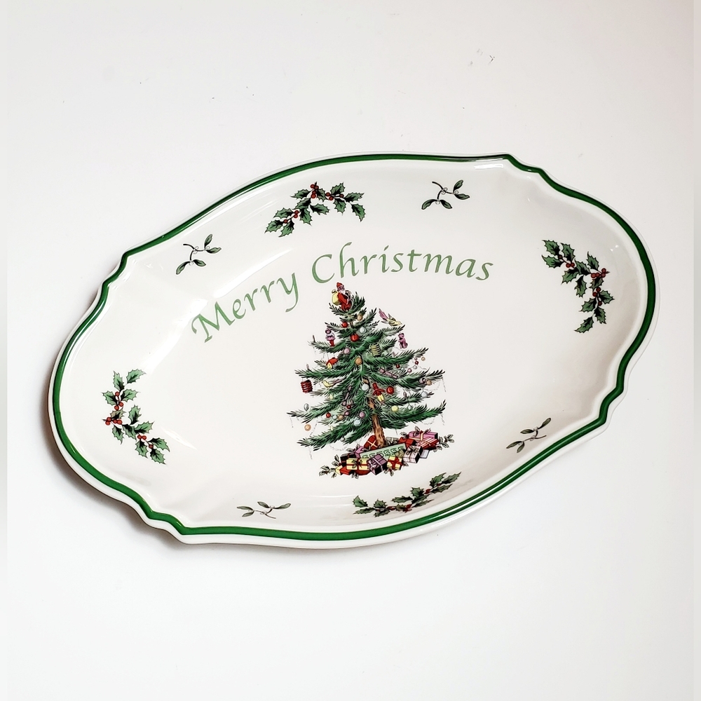 Spode Merry Christmas 11" Tray